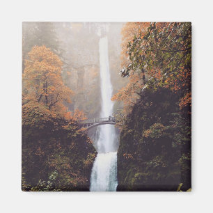 Herbst bei Multnomah Falls, Oregon Magnet
