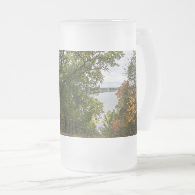 Herbst bei Truman Dam Mattglas Bierglas (VorderseiteRechts)