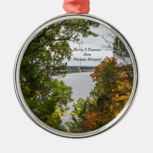 Herbst bei Truman Dam Ornament Aus Metall