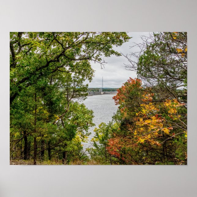 Herbst bei Truman Dam Poster (Vorne)