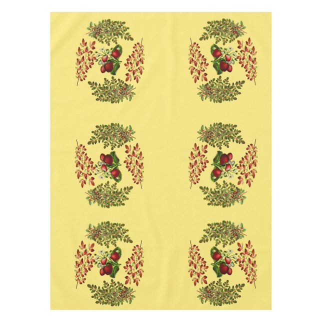 Herbst Berry Foliage Tischdecke (Vorderseite)