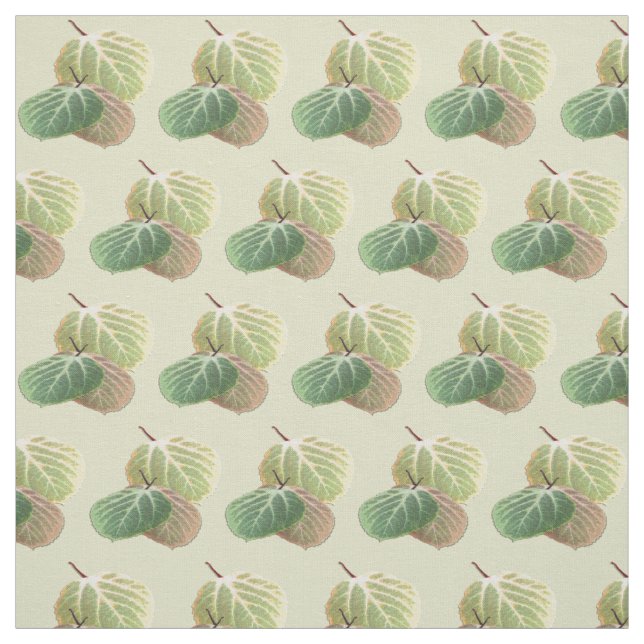 Herbst-berührte Aspen-Blätter Stoff (Muster)