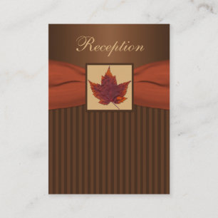 Herbst-Blatt, Begleitkarte