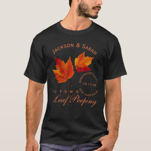 Herbst-Blatt-Lugen personalisiert T-Shirt