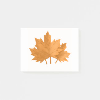 Herbst-Blatt Post-it Klebezettel