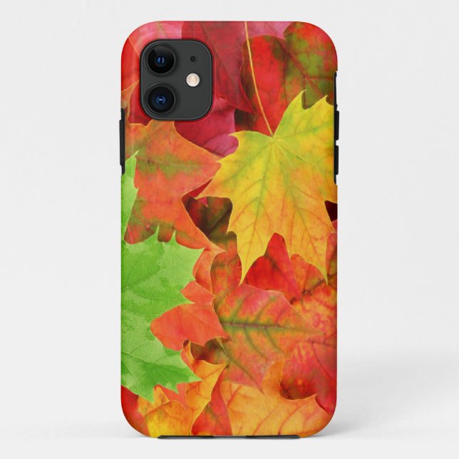 HERBST-BLÄTTER Case-Mate iPhone HÜLLE (Rückseite)