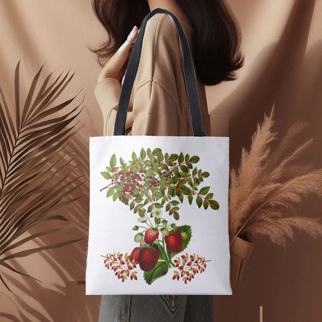 Herbst Blätter Herbst Blätter Berry Sweet Greenery (Fall Foliage Autumn Leaves Berry Sweet Greenery Tote Bag)
