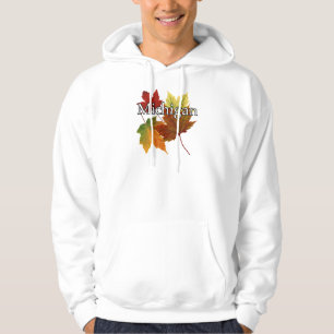 HERBST-BLÄTTER IN MICHIGAN HOODIE