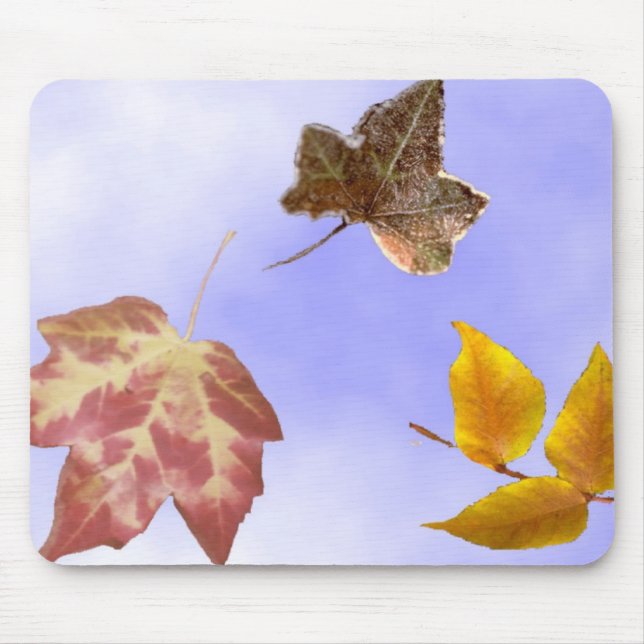 Herbst-Blätter Mousepad (Vorne)