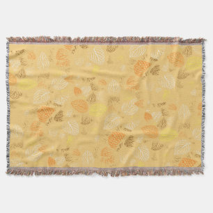 Herbst, Blätter Muster 4 Decke