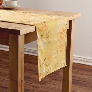 Herbst, Blätter Muster 4 Großer Tischläufer