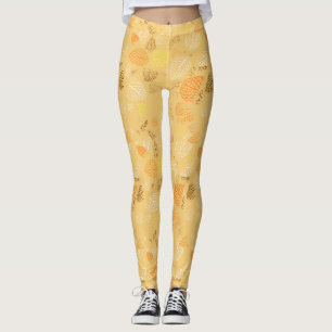 Herbst, Blätter Muster 4 Leggings