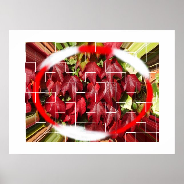 Herbst-Blätter Poster (Vorne)