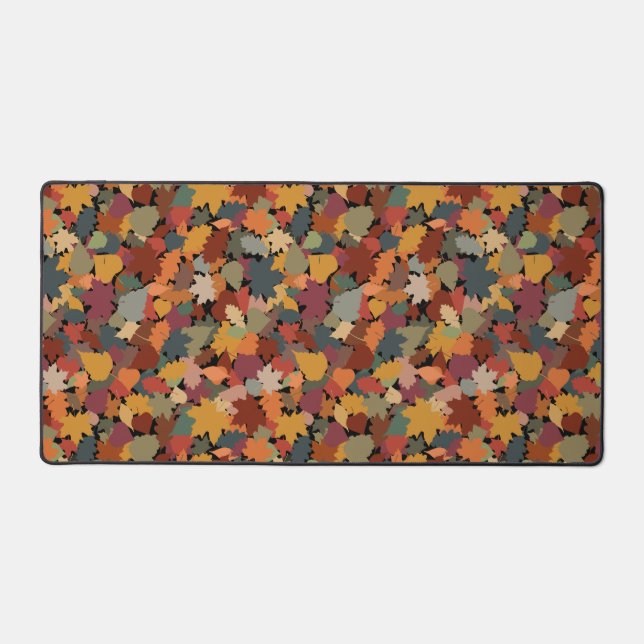 Herbst & Blätter Schreibtischunterlage (Vorderseite)