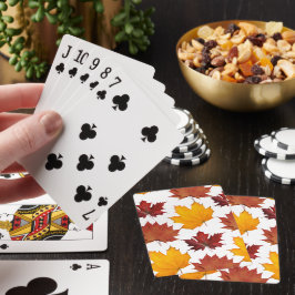 Herbst-Blätter Spielkarten