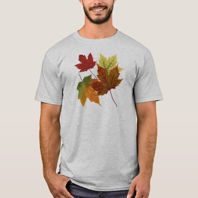 HERBST-BLÄTTER T-Shirt (Vorderseite)