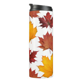 Herbst-Blätter Thermosbecher