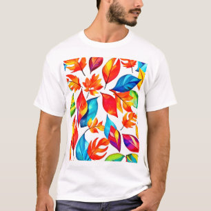 Herbst bleibt Abstrakt T-Shirt