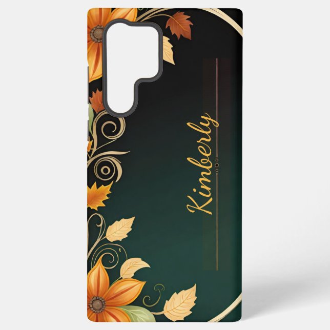 Herbst Blossom Elegance Samsung Galaxy Hülle (Rückseite)