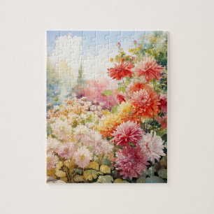 Herbst Blume Chrysanthemums Puzzle 110 Stk. 20,3 x