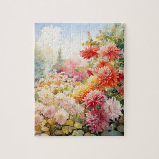Herbst Blume Chrysanthemums Puzzle 110 Stk. 20,3 x