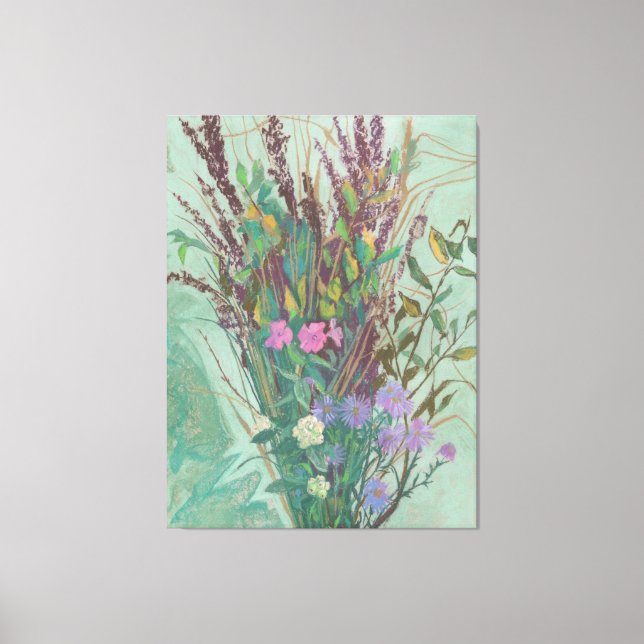 "Herbst-Blume" extra groß Leinwanddruck (Vorderseite)