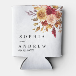 Herbst-Blume-Hochzeit Dosenkühler