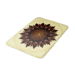 Herbst Blume Mandala...... Badematte