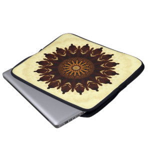 Herbst Blume Mandala...... Laptopschutzhülle