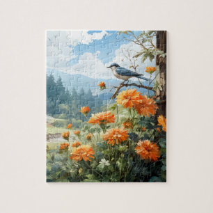 Herbst Blume Marigold Puzzle 110 Stk. 20,3 x 25,4 