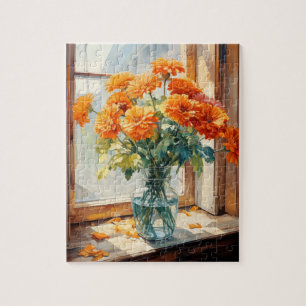 Herbst Blume Marigold Puzzle 110 Stk. 20,3 x 25,4 