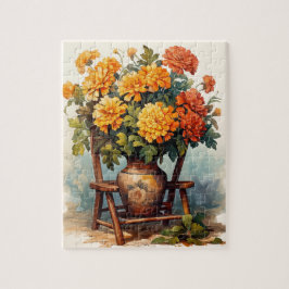 Herbst Blume Marigold Puzzle 110 Stk. 20,3 x 25,4 