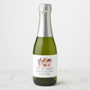 Herbst-Blumen-Baby-Shower Champagner 