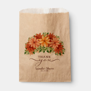 Herbst-Blumen-Brautparty Geschenktütchen