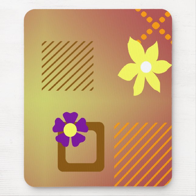 Herbst-Blüte Mousepad (Vorne)