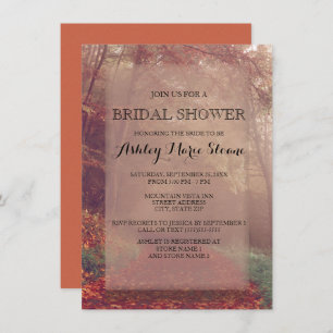 Herbst bringt Bridal-Dusche zur Einladung