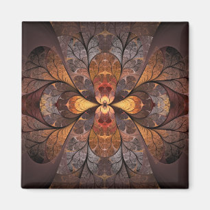 Herbst-Buntglas Magnet