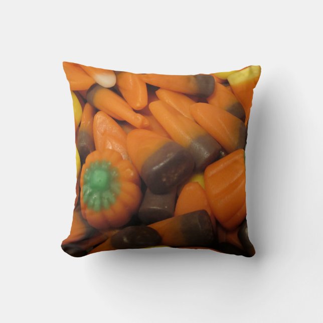 Herbst Candy Corn Pillow Kissen (Vorderseite)