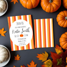 Herbst-Candycorn-Shower-Einladung