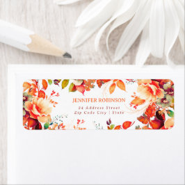 Herbst Chic Watercolor Floral Geburtstagsparty
