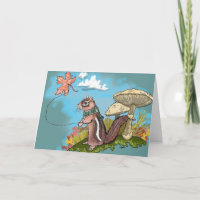 Herbst Chipmunk~ Gruß-Karten
