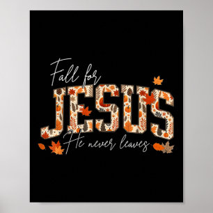 Herbst christliches Erntedankfest Für Jesus Er Ne Poster