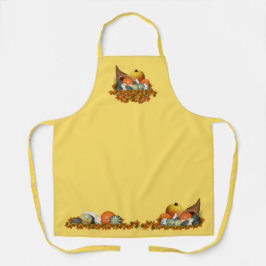 Herbst-Cornucopia-Erntedank Schürze