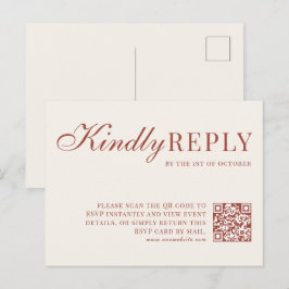 Herbst Covey | RSVP-Karte Einladungspostkarte