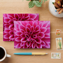 Herbst Dahlia Wedding Envelope - Rich Fall Florals