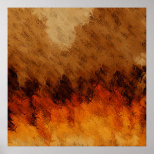 Herbst-Dämmerung Poster