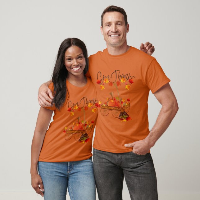 Herbst Danke T-Shirt (Unisex)