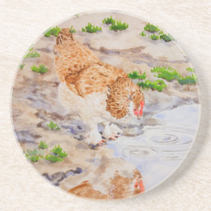 Herbst der Hühner-Untersetzer Getränkeuntersetzer