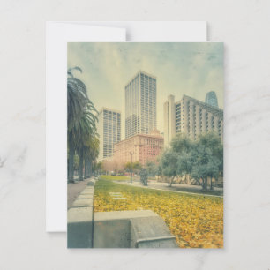 Herbst der Stadt Postkarte