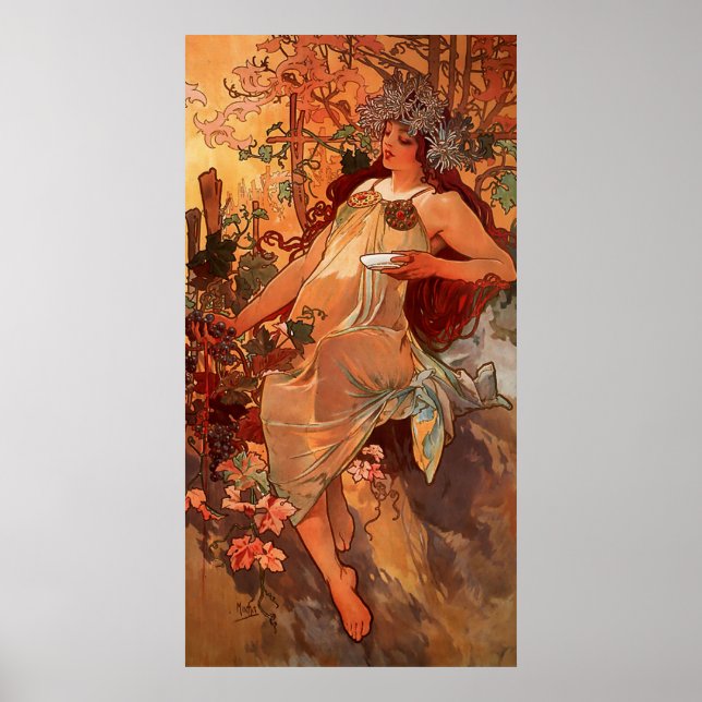 Herbst der vier Jahreszeiten Poster (Vorne)